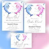 Dolfijn roze of blauw Geslacht onthullen Kaart