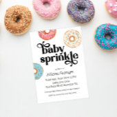 Donut Pattern Birthday Paper Borden Papieren Bordje