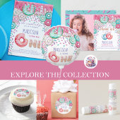 Donut Eerste Verjaardag Uitnodiging Sprinkles