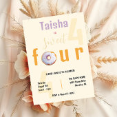 Schattige donut Waterverf patroon Cadeaupapier