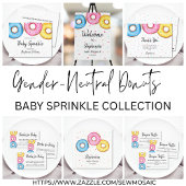 Donut Baby Sprinkle Waterfles Etiket