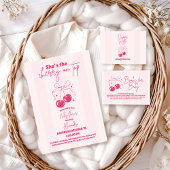 Doodle Cherry op de top Diapper Raffle Informatiekaartje