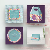 Stippen & Strepen Verpakkingsdocument Vlakke Bladr Inpakpapier Vel