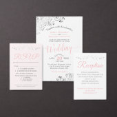 T-shirt Groom Pink & Grey Wedding (Personaliseer de collectie van deze zelfstandige maker.)