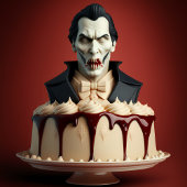 Dracula Vampire thema Cream Cake - Verjaardag Klein Cadeauzakje