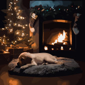 Dromen van de Kerstman Hangend Wandkleed