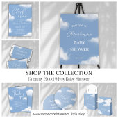 ✨ Op Cloud 9 Blauw Baby shower Favoriete Boxen ✨ Bedankdoosjes