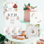 Gepersonaliseerde Aankleden Verjaardagsfeestje II Papieren Bordje