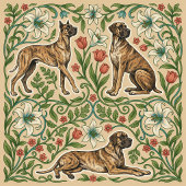 Blauwe Dog Cadeaupapier