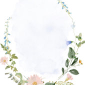 Greenery Dusty Blue Waterverf Wildflower Weddensch Bedankdoosjes