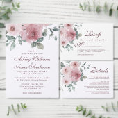 Bloemige Stof Roze Roos Huwelijkszitplaats Grafiek Poster (Personaliseer de collectie van deze zelfstandige maker.)