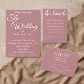 Stoffig Roos gestileerde bruiloft Save the Date Ronde Sticker (Personaliseer de collectie van deze zelfstandige maker.)