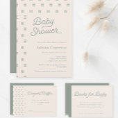Boho Minimalist Sage Boho Servet