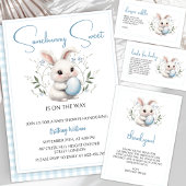 Somebunny is op het Way Boy Easter Baby shower Kaart