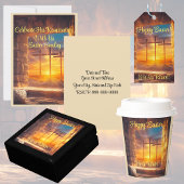 Paasopstandingsviering RET-Adresetiketten Etiket