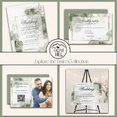 Custom Budget Bruiloft Goud Gedempte Salie Groene