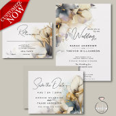 Waterverf Boho Calla Lily Floral Bedankkaart