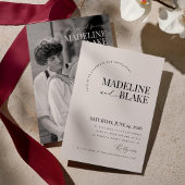 MADDIE Trifold Table Numbers, Photo and QR Code