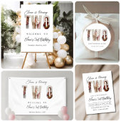 Two Photo Second Birthday Invitation Kaart