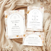 Redactioneel Wildflower Bruiloft RSVP Kaartje
