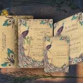  Peacock Eggplant Paars Blauwgroen blauw