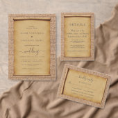 Charmante  Egyptische Papyrus bruiloft Menu (Personaliseer de collectie van deze zelfstandige maker.)