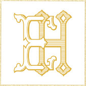 HE Monogram of EH Monogram Onderzetters