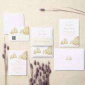 El Arco Cabo San Lucas Kindly Reply QR Code RSVP Kaartje (Personaliseer de collectie van deze zelfstandige maker.)