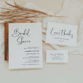 Elegant & Modern Zwart Mimosa bar teken Poster