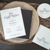 Trouwrepetitiediner Elegant Eenvoudig Kaart