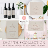 40e verjaardag Elegant Minimal Boho Cadeaupapier