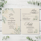 Formal Elegant Enclosure Card Details Informatiekaartje (Personaliseer de collectie van deze zelfstandige maker.)