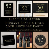 Cheers Black 50ste verjaardagsfeestje Blikjeskoeler