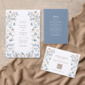 Floral Boho bruiloft Sticker (Personaliseer de collectie van deze zelfstandige maker.)