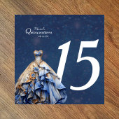 Elegante sprankelende quinceanera jurk bedankdoosjes