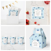 Elegante Waterverf Schattige Berry First Birthday  Kaart