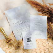 Eenvoudig Boho Modern Minimal Wedding Return-adres Rubberstempel