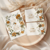 Elegant Boho Floral Vrijgezellenfeest Papieren Bordje