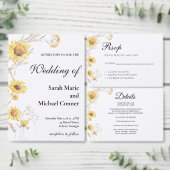 Elegant Boho Zonnebloem behuizing Kaart Details (Personaliseer de collectie van deze zelfstandige maker.)