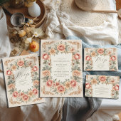 Botanische tuin Art Nouveau bruiloft Save The Date