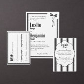 Trouwen Sticker en label met boog (Personaliseer de collectie van deze zelfstandige maker.)