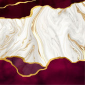 Elegant Bourgondië en Gold Agaat Bachelorette Part Kaart