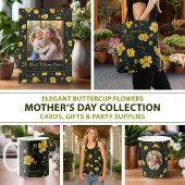 Elegant gele boterbloem patroon cadeaupapier