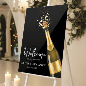 Elegant Champagne Save the Date Wedding Kaart
