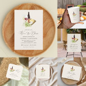 Elegante Charcuterie Wijn & Kaas Verlovingsfeest Groot Cadeauzakje