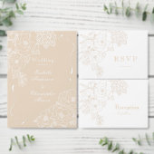 Romantic Wedding Peonies Delicate Blush Pink Gastenboek (Personaliseer de collectie van deze zelfstandige maker.)