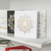 Vrolijk Kerstfeest, Goud & Zilveren Kalligrafie St T-shirt