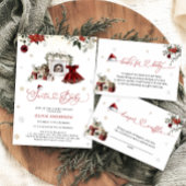 Santa Baby Hoe groot is de buik van mama Informatiekaartje