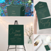 Modern Emerald Green repetitie diner bruiloft Servet