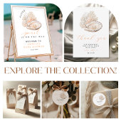 Een beetje Pearl Coastal Pearl Baby shower servett Servet